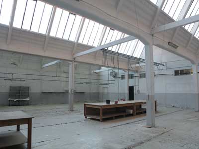 oude fabriekshal atelier